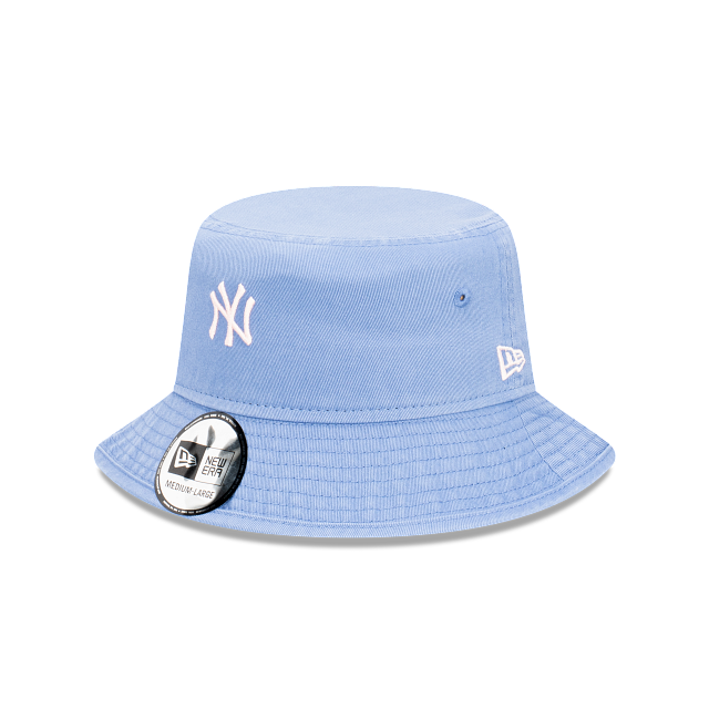 New York Yankees Bucket Hat - Copen Blue Blush MLB Bucket - New Era