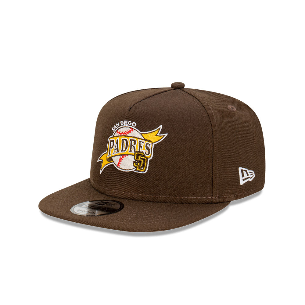 San Diego Padres Hat - Brown Baseball Banner Collection 9Fifty Snapback - New Era