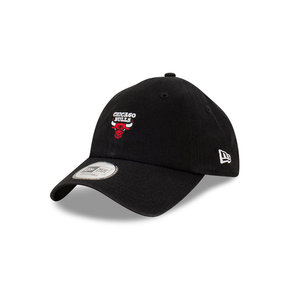 Chicago Bulls Hat - Black Mini Logo Casual Classic Strapback - New Era