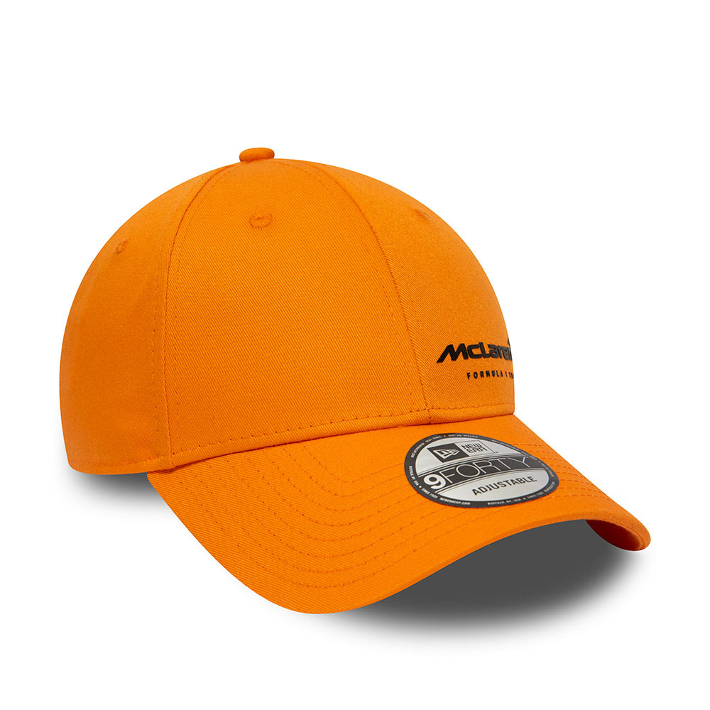 McLaren F1 Racing Hat - Orange Flawless 9Forty Snapback - New Era