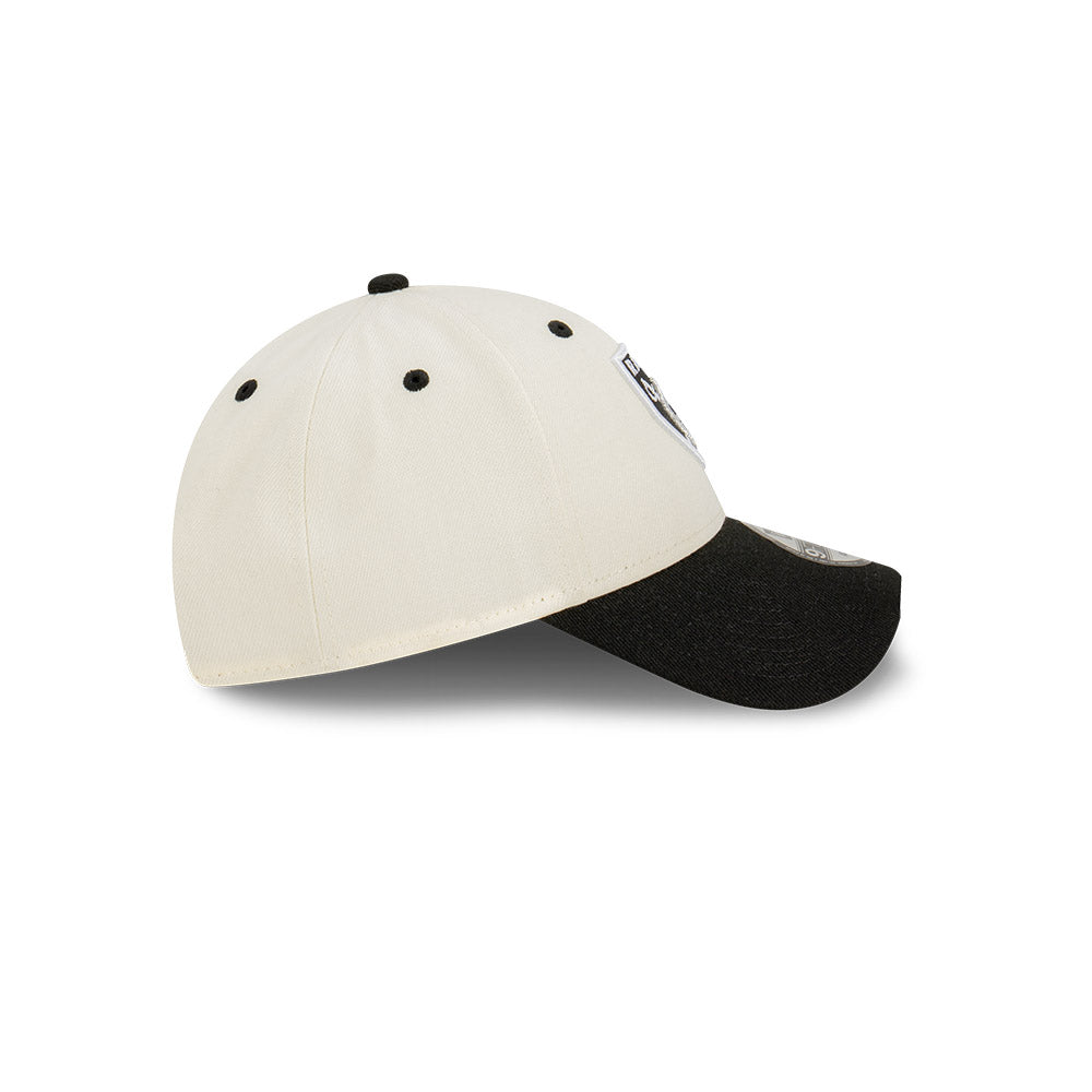 Las Vegas Raiders Hat - White Team Logo 9Forty Snapback - New Era