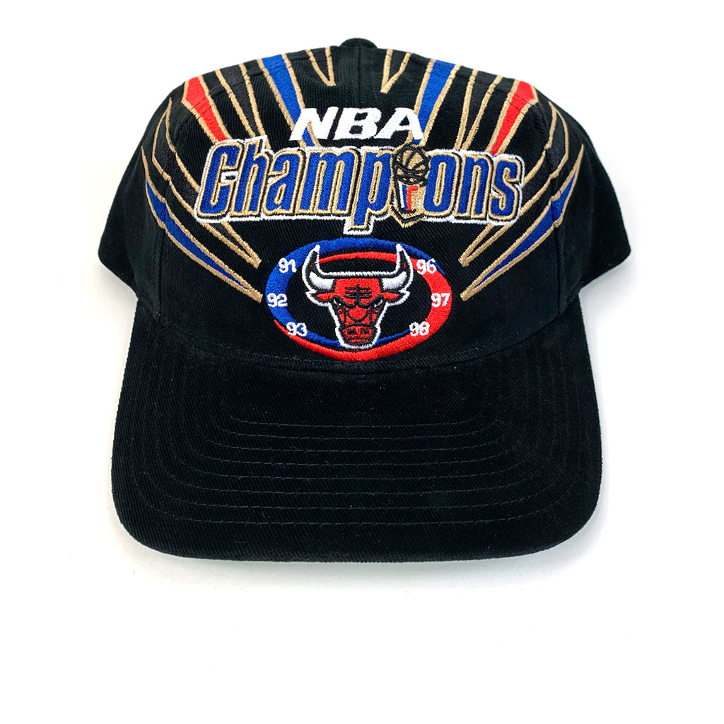 Chicago Bulls Hat Black 1998 NBA Champs DS Snapback Mitchell & Ness