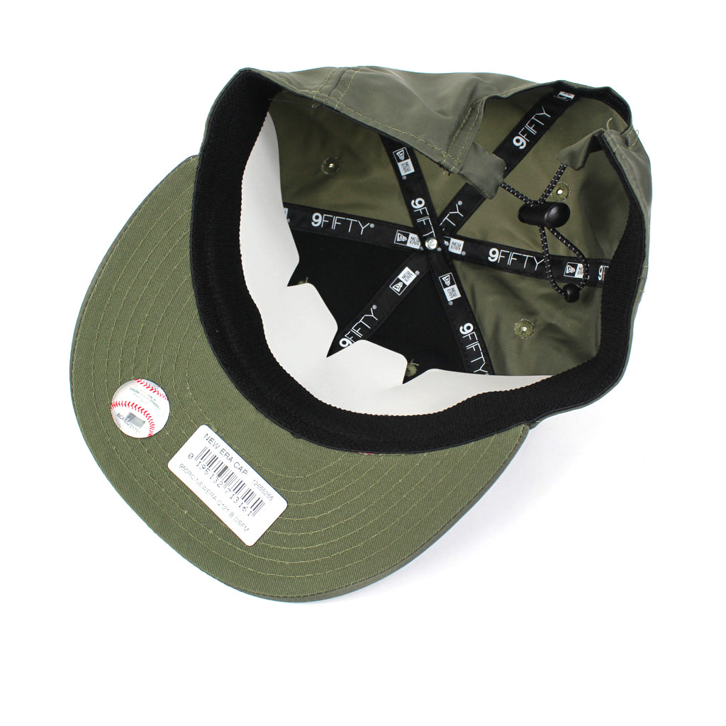 New Era Branded Hat Olive Outdoor Bungee Strapback New Era
