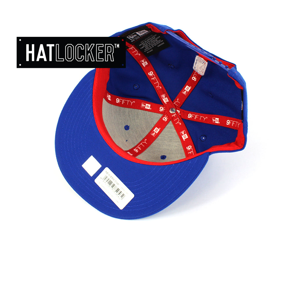 New Era Philadelphia 76ers Back Half Team Colour Snapback Hat