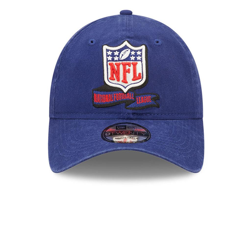 NFL Shield Logo Hat Navy NFL 22 Sideline Strapback New Era