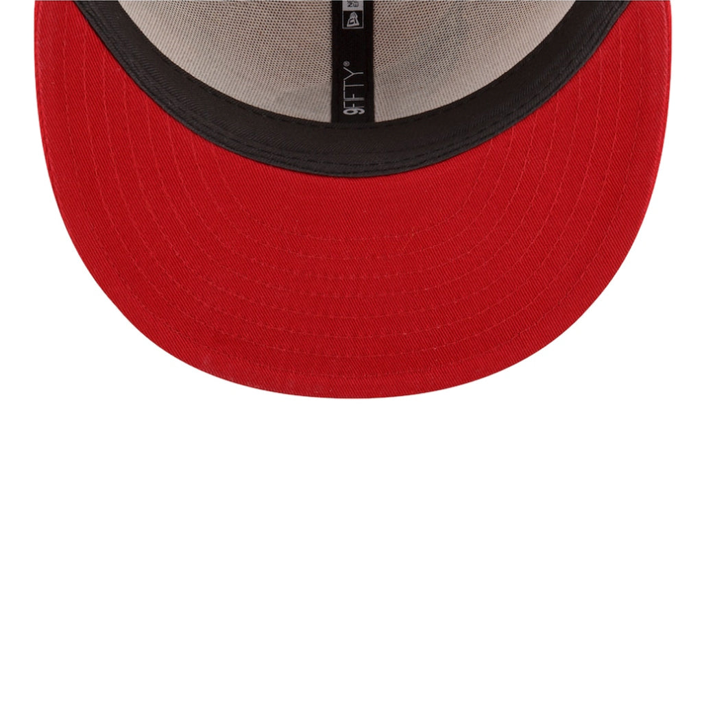 Arizona Cardinals Hat - Red NFL 22 Sideline Ink Snapback - New Era