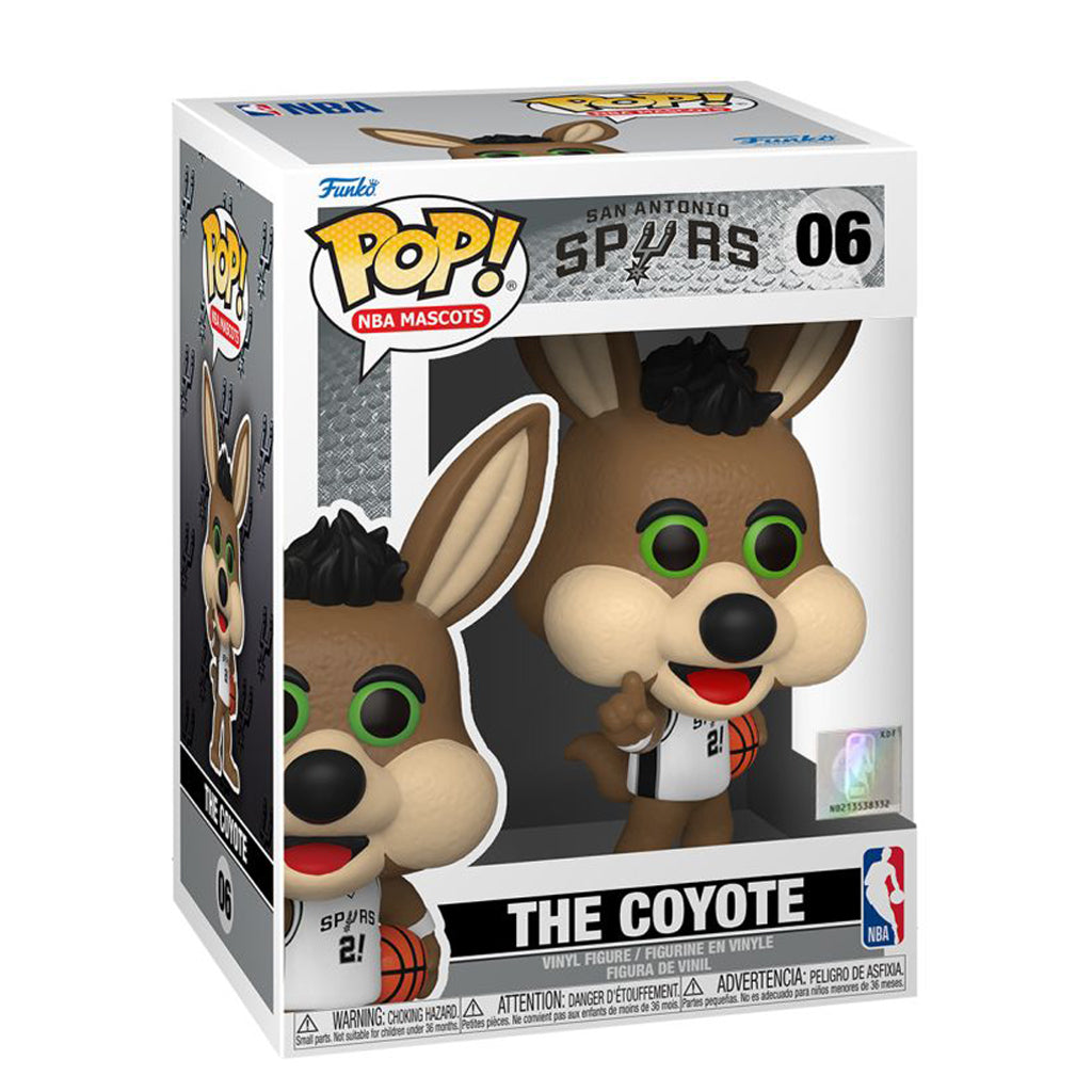 Pop! Vinyl Basketball NBA Mascots San Antonio Spurs The Coyote
