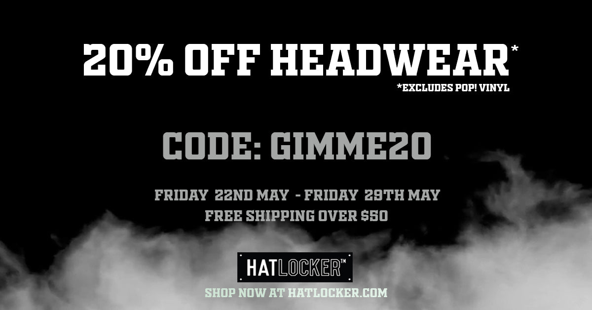 20% Off Headwear