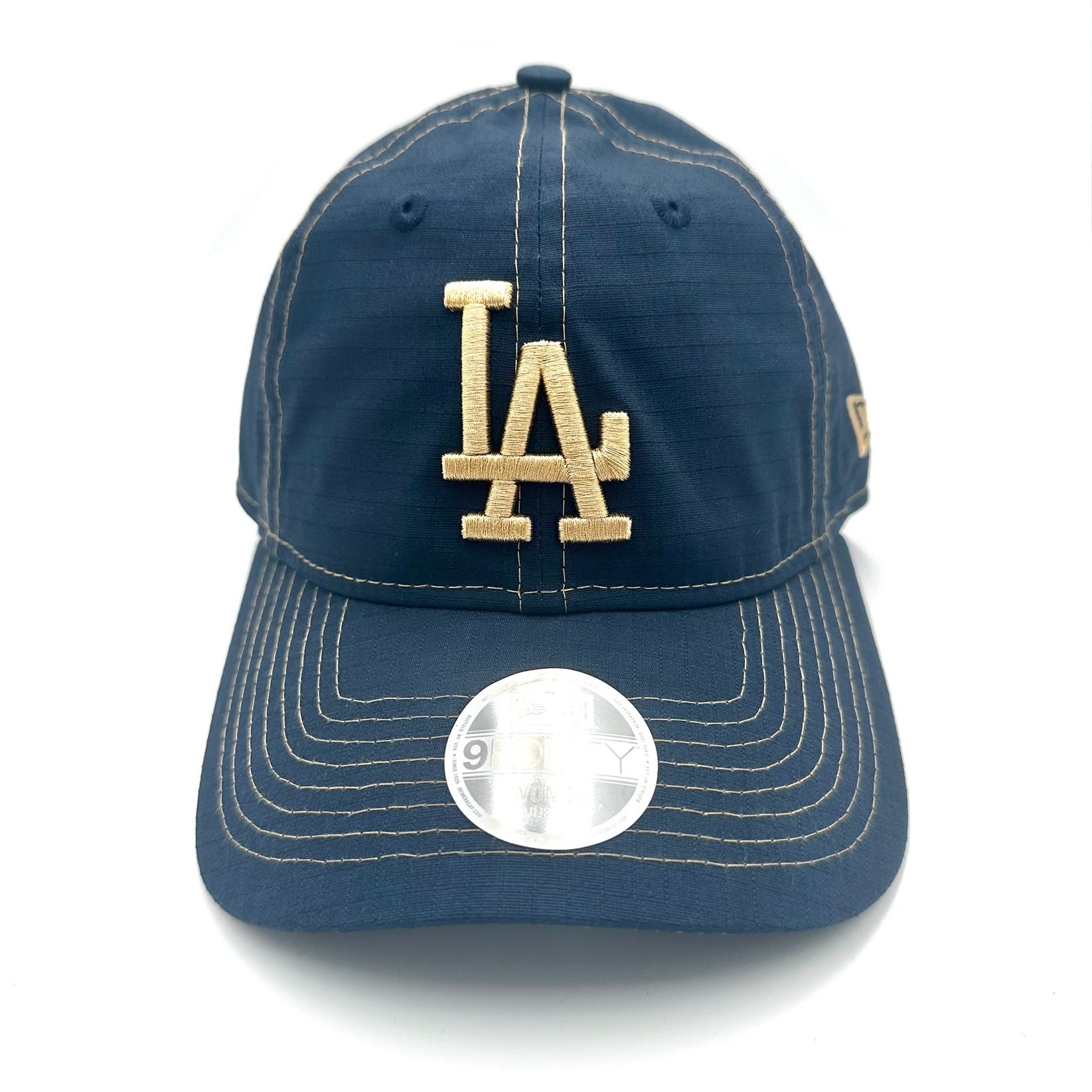 LA Dodgers Women's Cap - Navy Ripstop Outdoor Strapback Hat - New Era