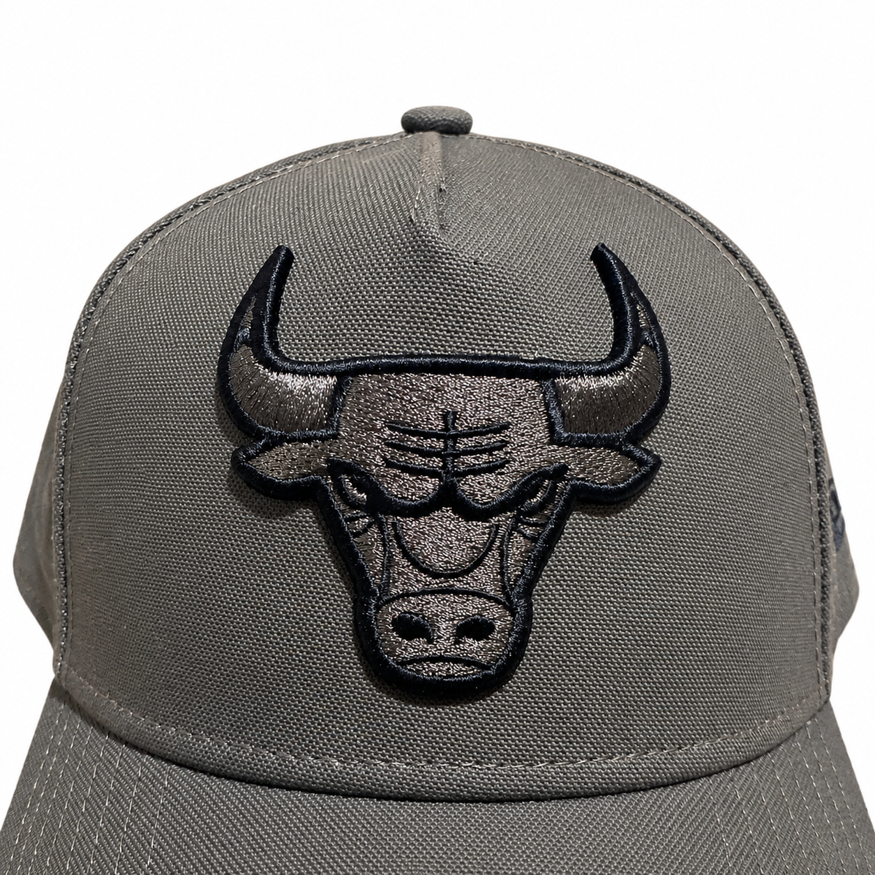 Chicago Bulls Hat - Moss Canvas Best of Archive 9Forty A-Frame NBA Snapback Cap - New Era