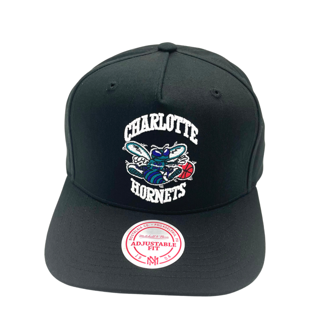 Black charlotte hornets hat sales