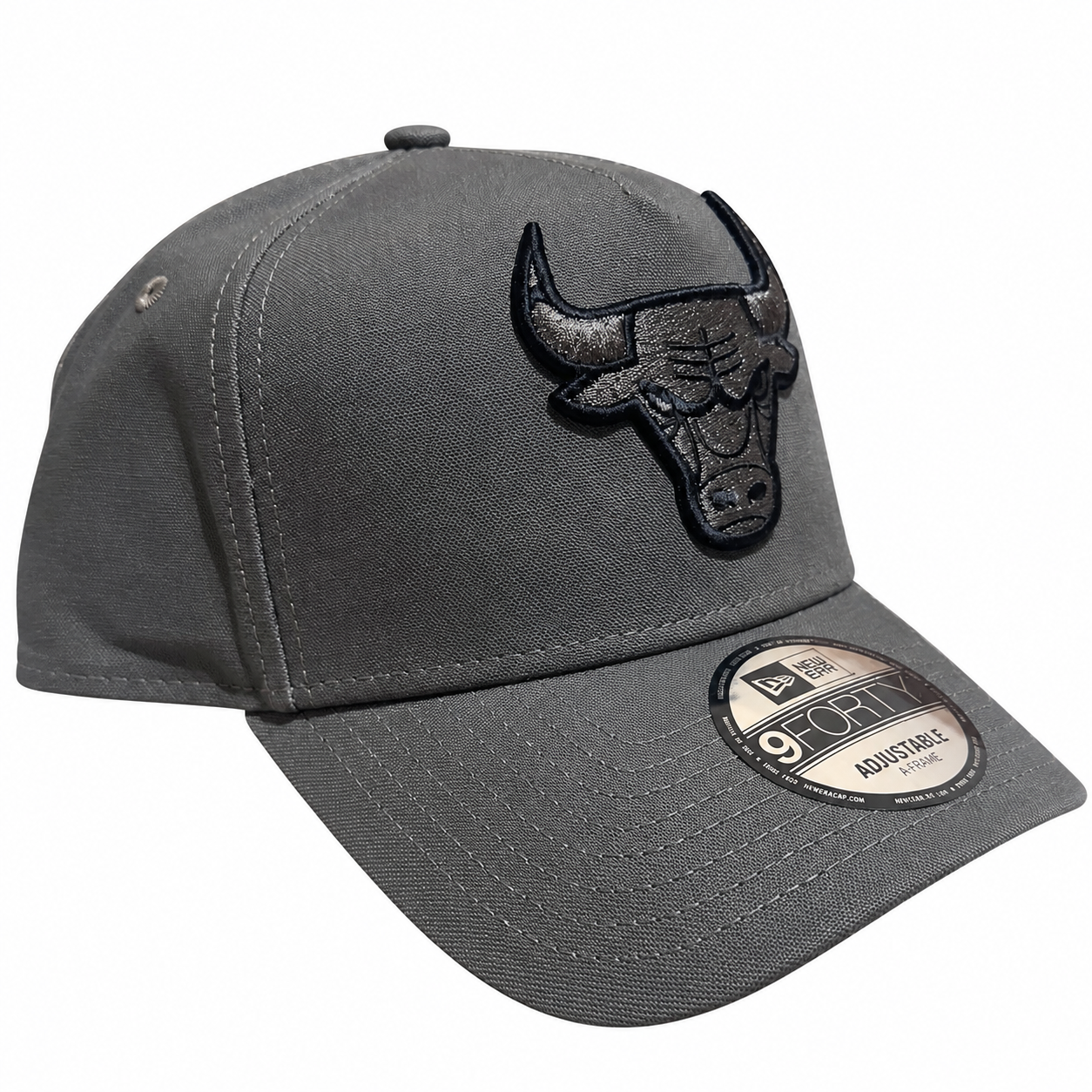 Chicago Bulls Hat - Moss Canvas Best of Archive 9Forty A-Frame NBA Snapback Cap - New Era