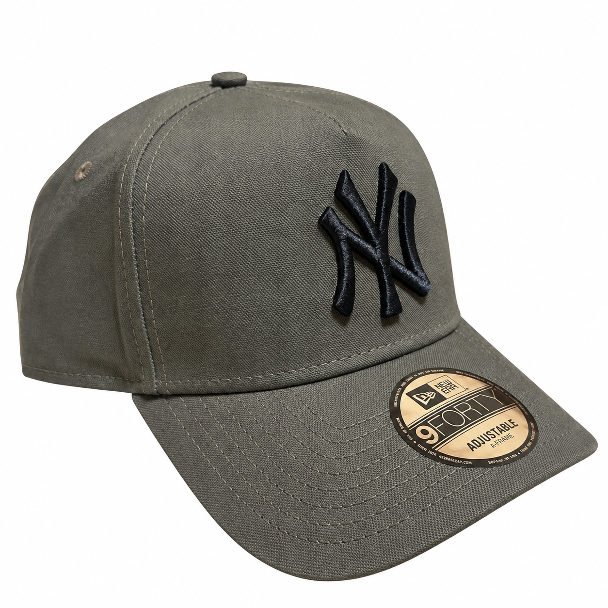 New York Yankees Hat - Green Moss Canvas Best of Archive 9Forty A-Frame MLB Snapback Cap - New Era