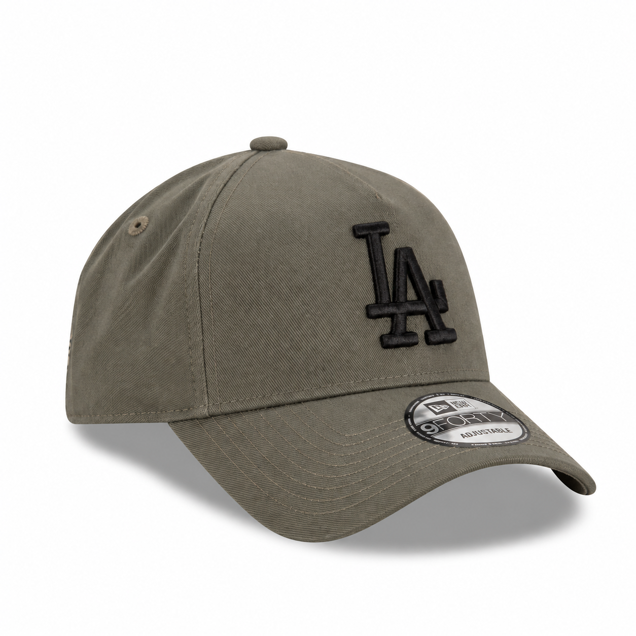 LA Dodgers Hat - Moss Green Canvas Best of Archive 9Forty A-Frame MLB Snapback Cap - New Era