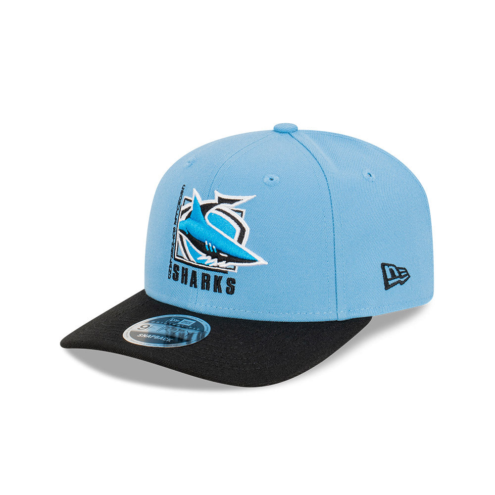 Cronulla-Sutherland Sharks Hat - NRL 2023 Winter Collection 9Fifty Framed Snapback - New Era