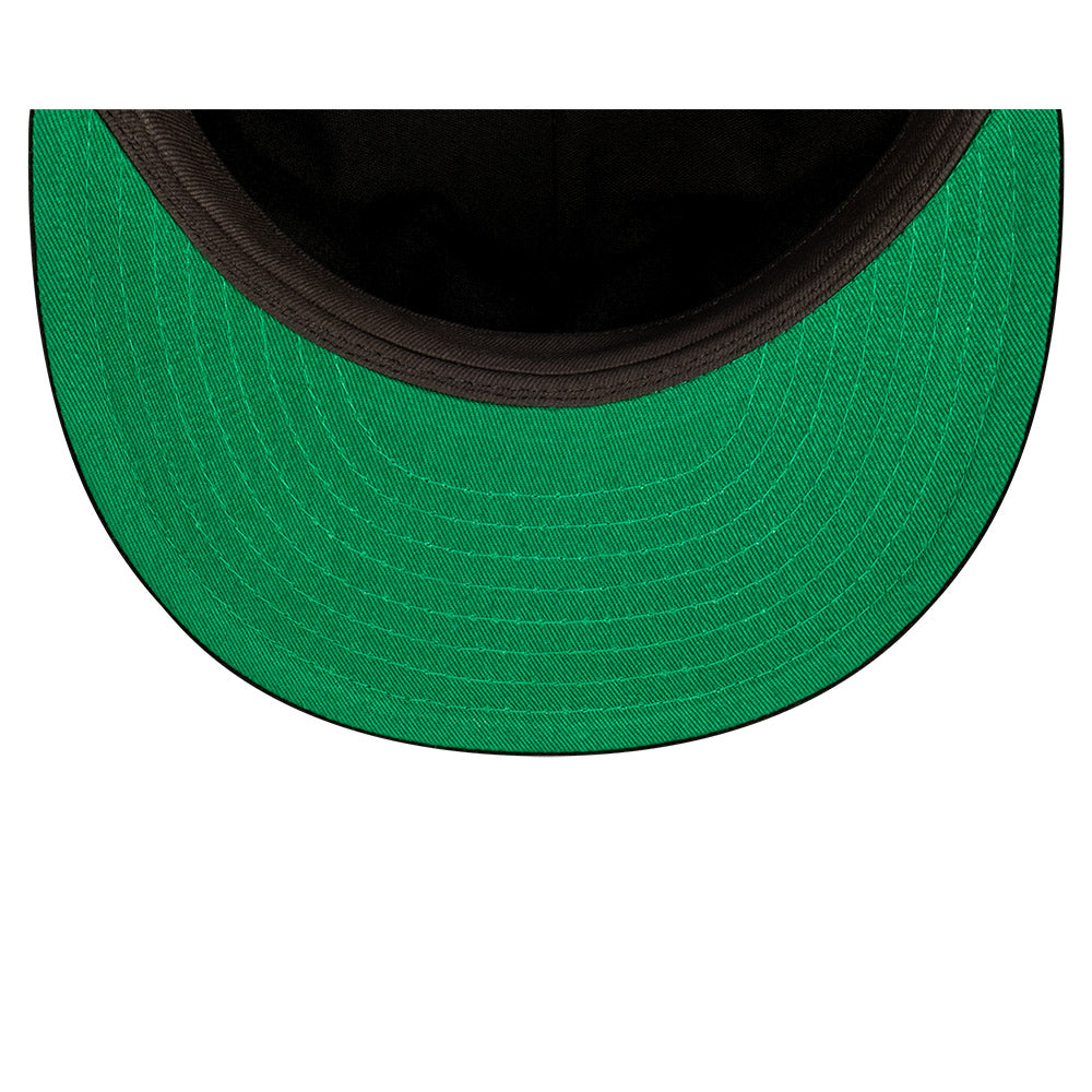 Richmond Tigers Hat - AFL Retro Black Corduroy The Golfer Snapback - New Era