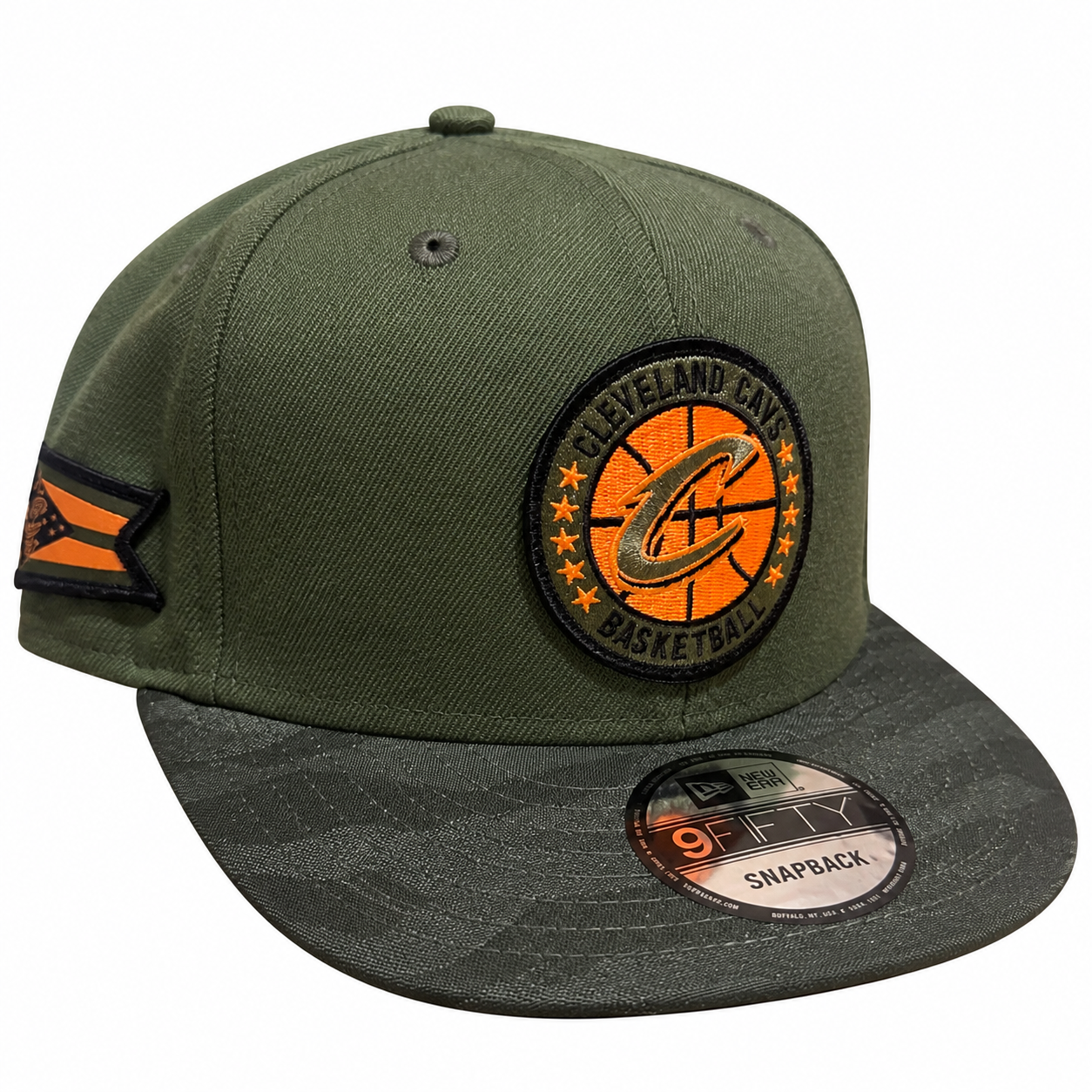 New Era - Cleveland Cavaliers NBA Tip Off Army Snapback