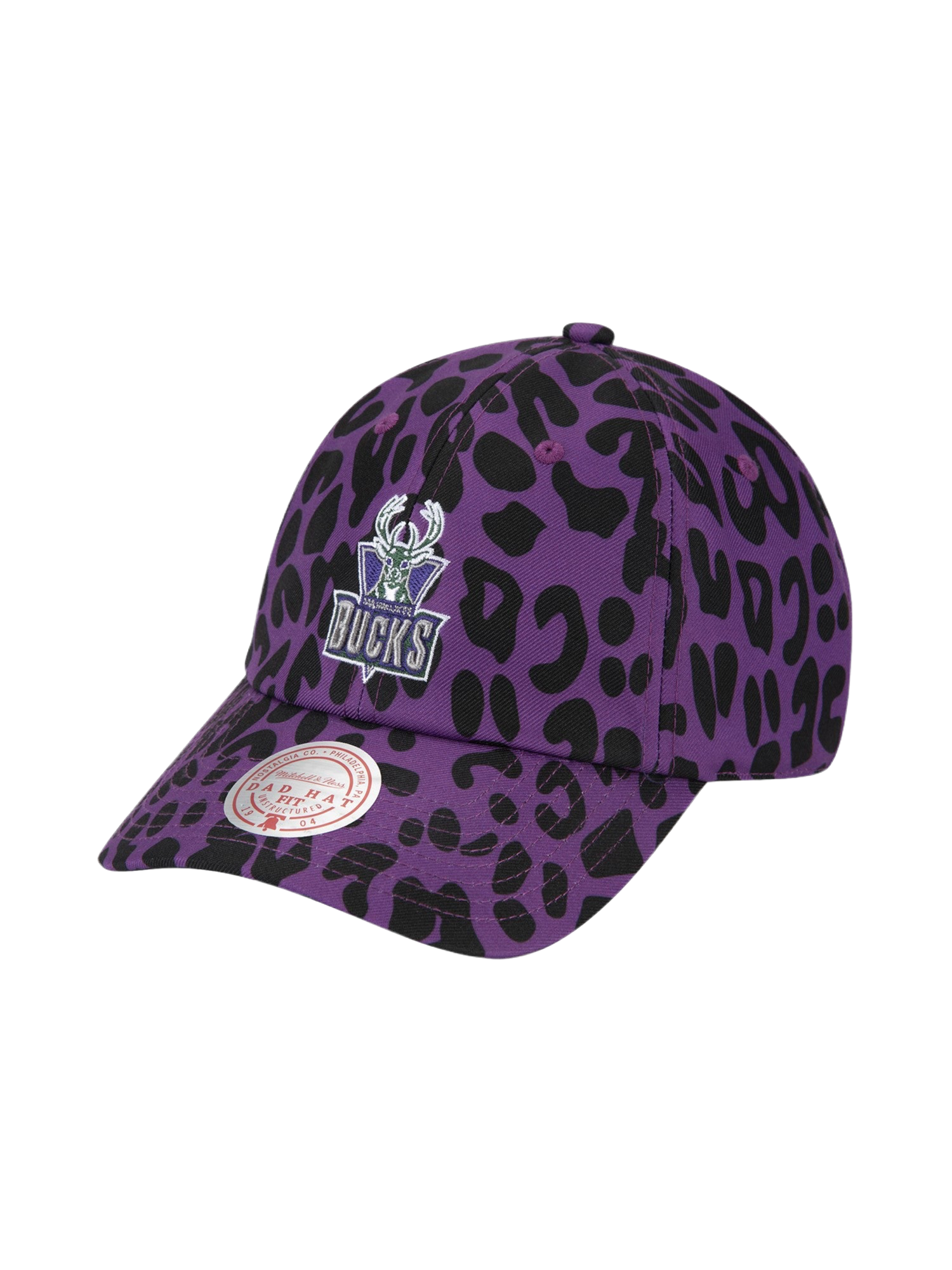 Milwaukee Bucks Hat - Purple Wildstyle HWC NBA Strapback Cap - Mitchell & Ness