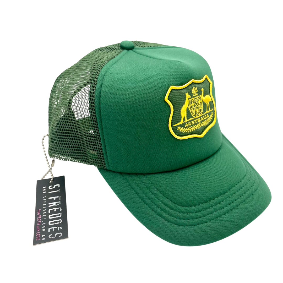 St Freddes Trucker Hat - Green Aussie Foam Palette Trucker Snapback