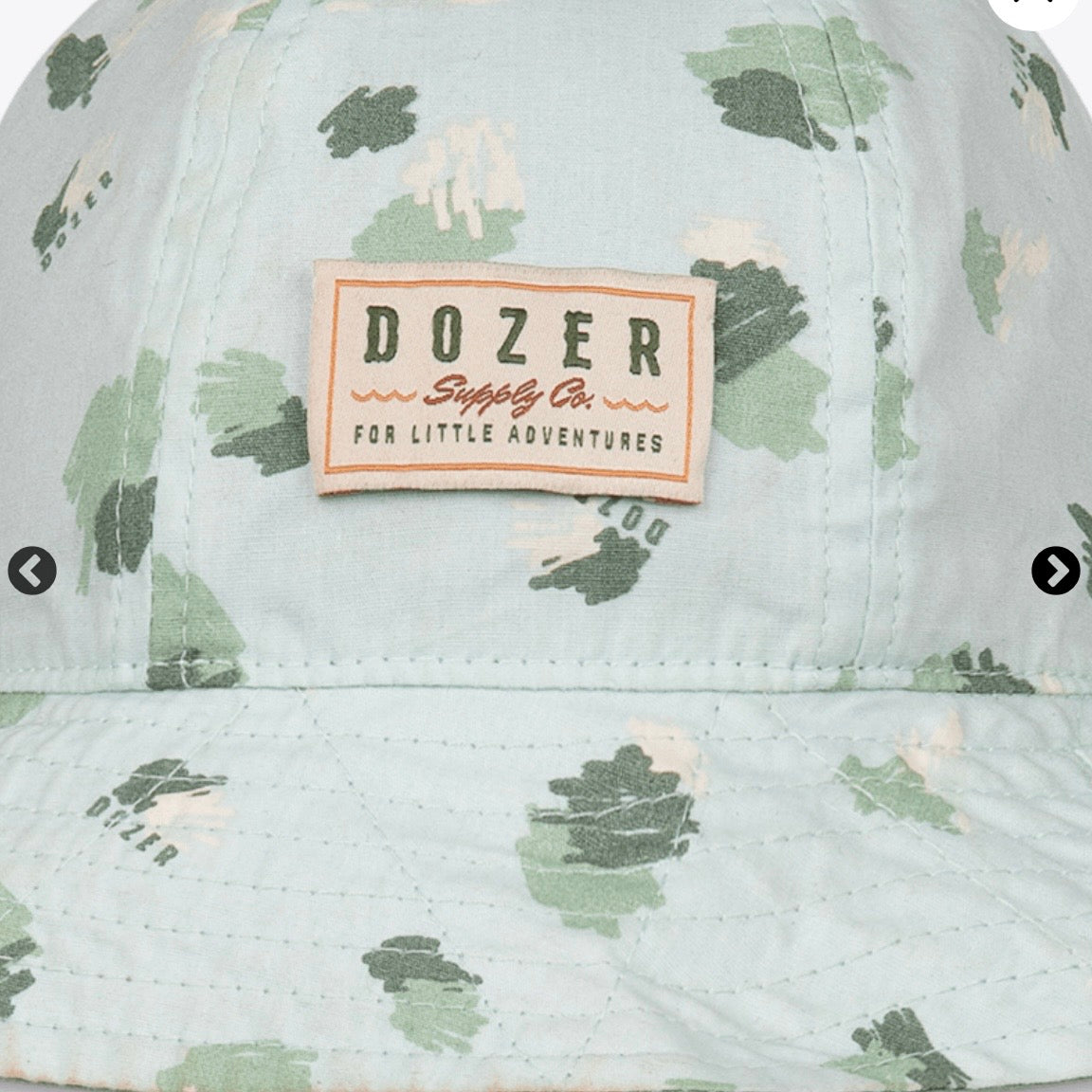 Dozer Baby Boys Floppy Bucket Hat - Cute Camo Green Print - Raby Bay