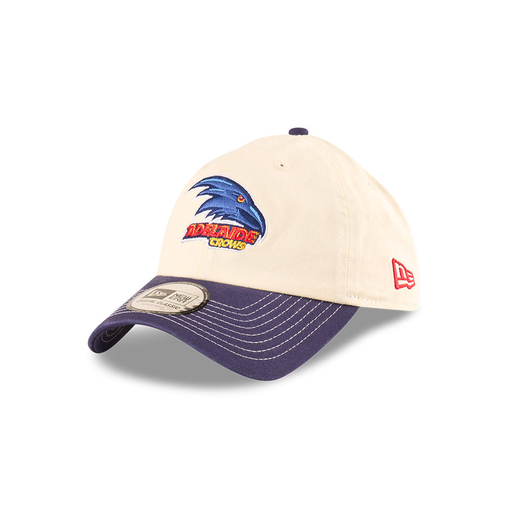 Adelaide Crows Hat - 2025 AFL 2Tone Chrome Contrast Casual Classic Strapback Cap - New Era