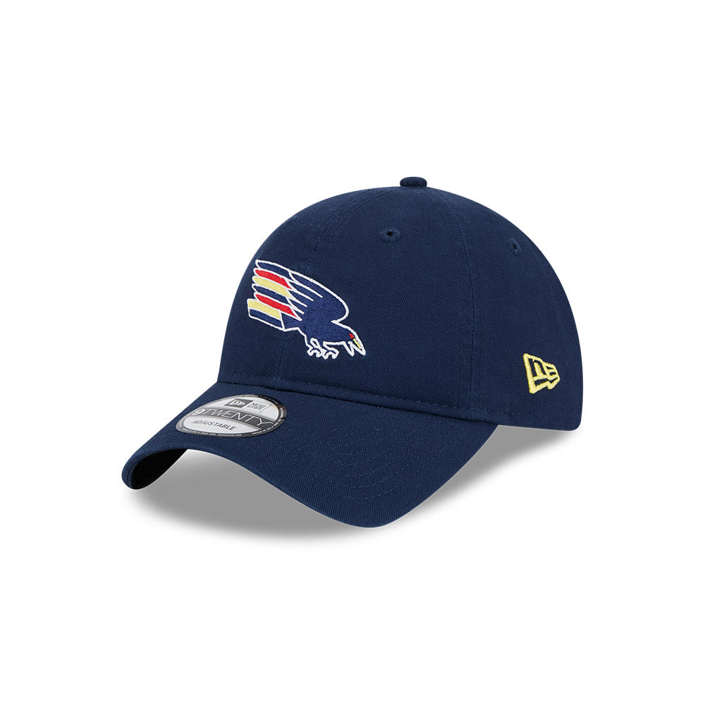 Adelaide Crows Hat - AFL 2025 Retro Washed 9Twenty Strapback Cap - New Era