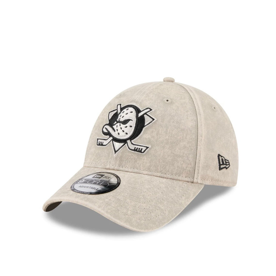 Anaheim Ducks Hat - Pebble Black NHL 9Forty Snapback Cap - New Era