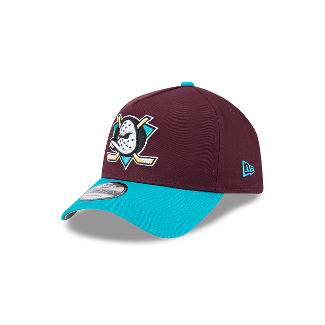 Anaheim Ducks Hat - Retro 2-Tone OTC 9Forty A-Frame NHL Snapback Cap - New Era