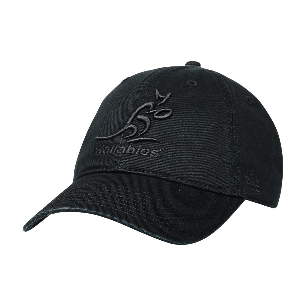 Australia Wallabies Hat - Black Ballpark Australian Rugby Strapback Cap - American Needle