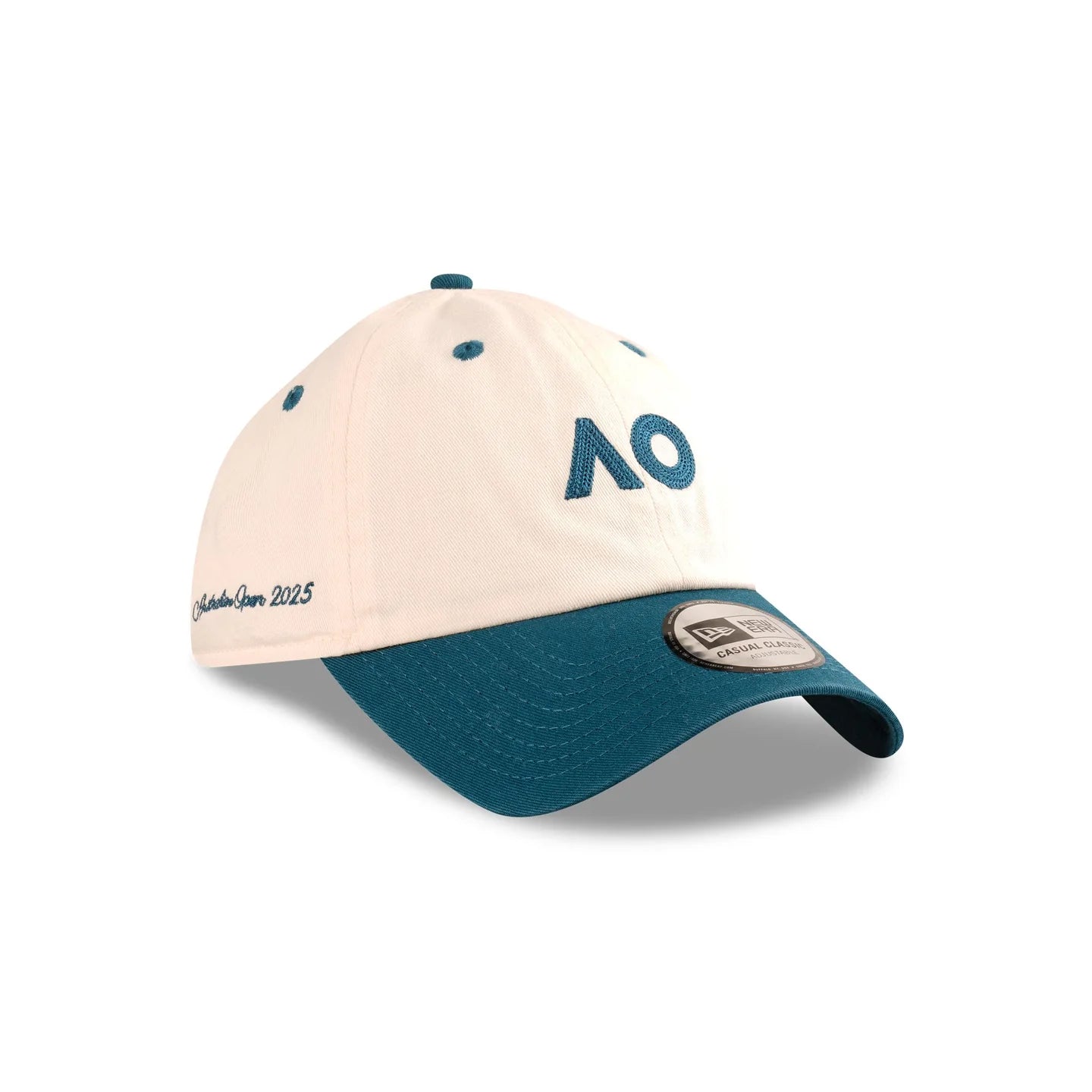 Australian Open Hat - 2025 Seasonal 2-Tone Wash AO Cadet Blue Tennis 9Forty Casual Classic Cap - New Era