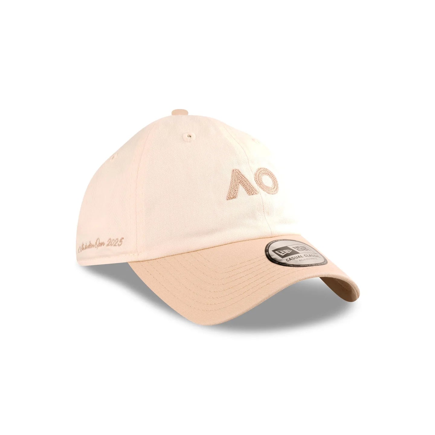 Australian Open Hat - 2025 Seasonal 2-Tone Wash AO Oat Milk Tennis 9Forty Casual Classic Cap - New Era