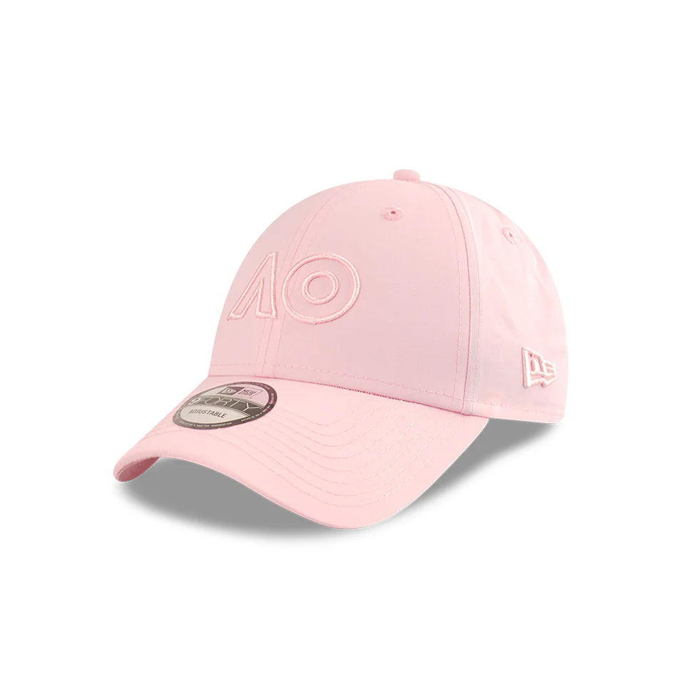 Australian Open Hat - 2025 Seasonal Performance Outline AO Pink Tennis 9Forty Strapback Cap - New Era
