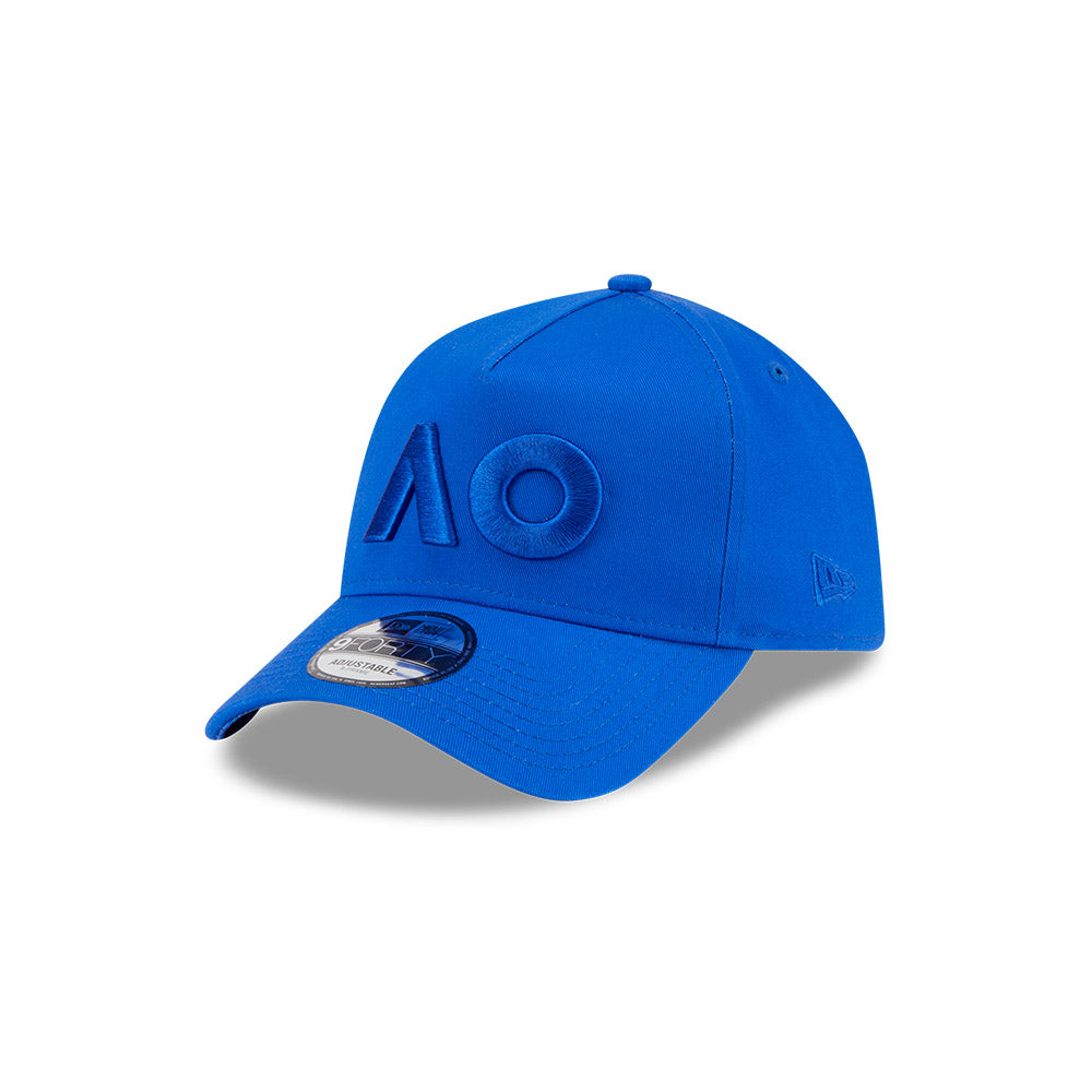 Australian Open Hat - 2026 Seasonal Tonal AO Royal Blue 9Forty A-Frame Snapback Cap - New Era