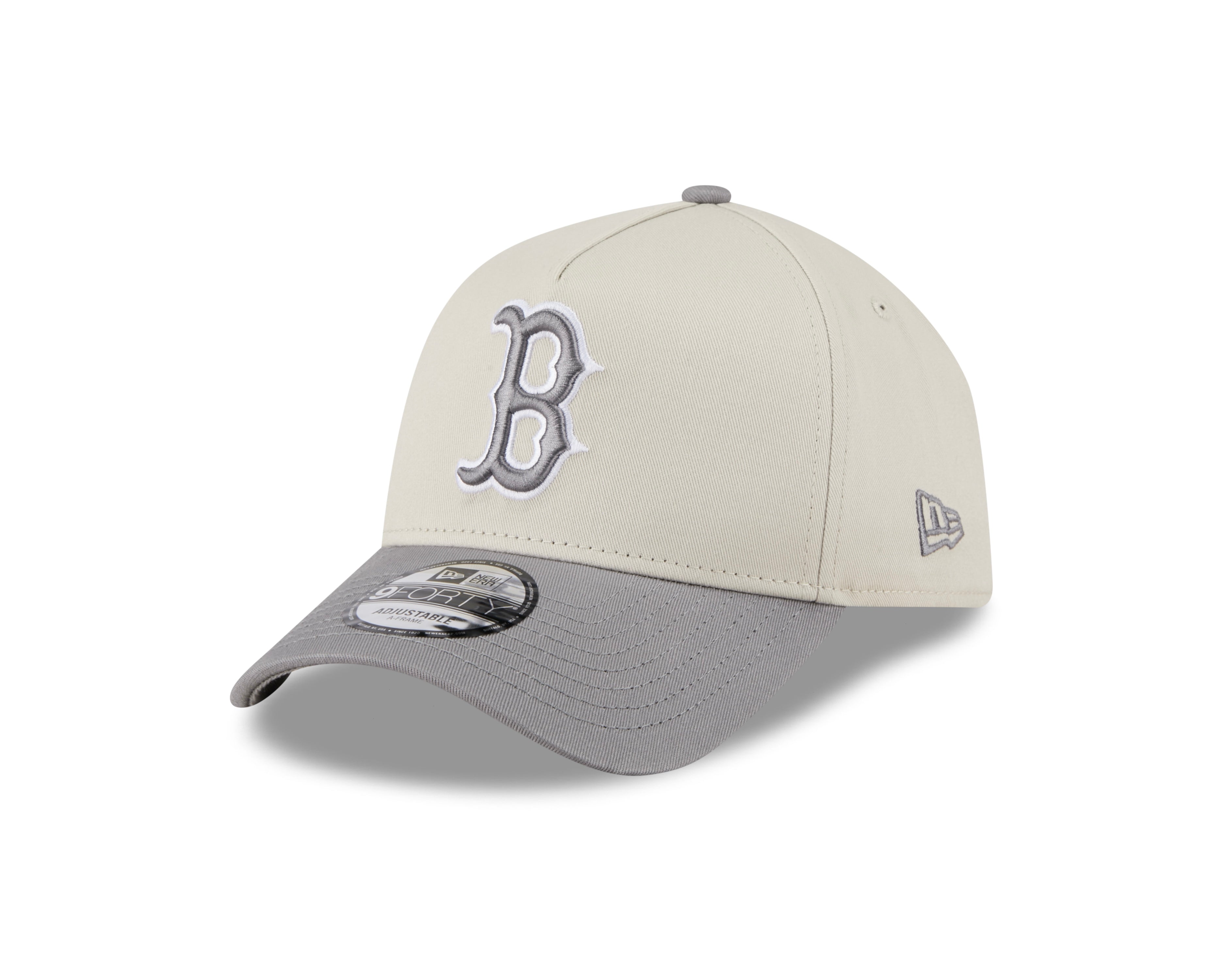Boston Red Sox Hat - Stone Storm 2-Tone 9Forty A-Frame MLB Snapback Cap - New Era