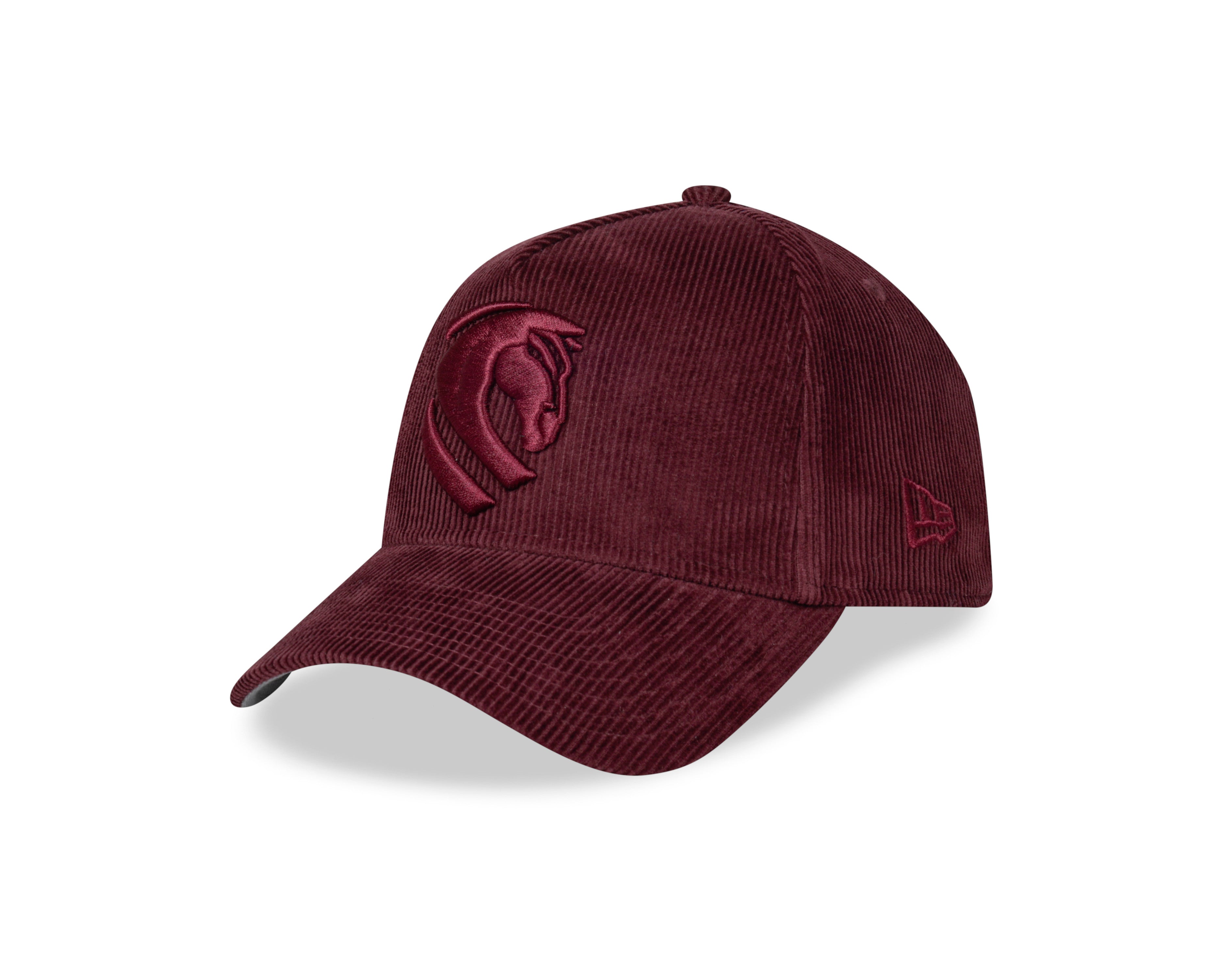 Brisbane Broncos Hat - OTC Tonal Corduroy NRL 9Forty A-Frame Snapback Cap - New Era