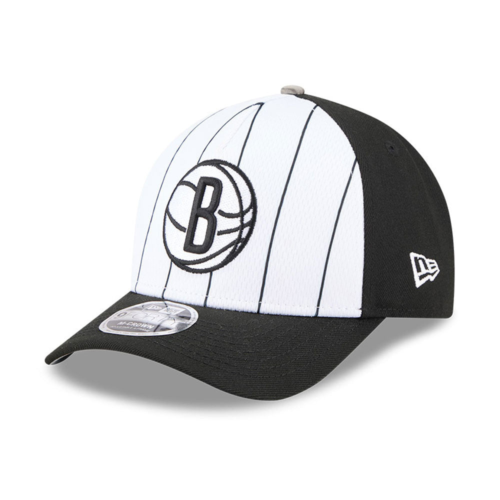 Brooklyn Nets Hat - 2025 Tip-Off 9Forty M-Crown A-Frame Snapback Cap - New Era