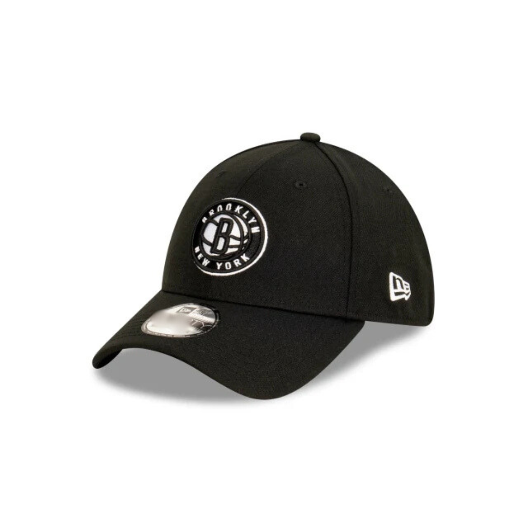 Brooklyn Nets Youth Kids Hat - Official Team Colour Black 9Forty Kids NBA Snapback Cap - New Era
