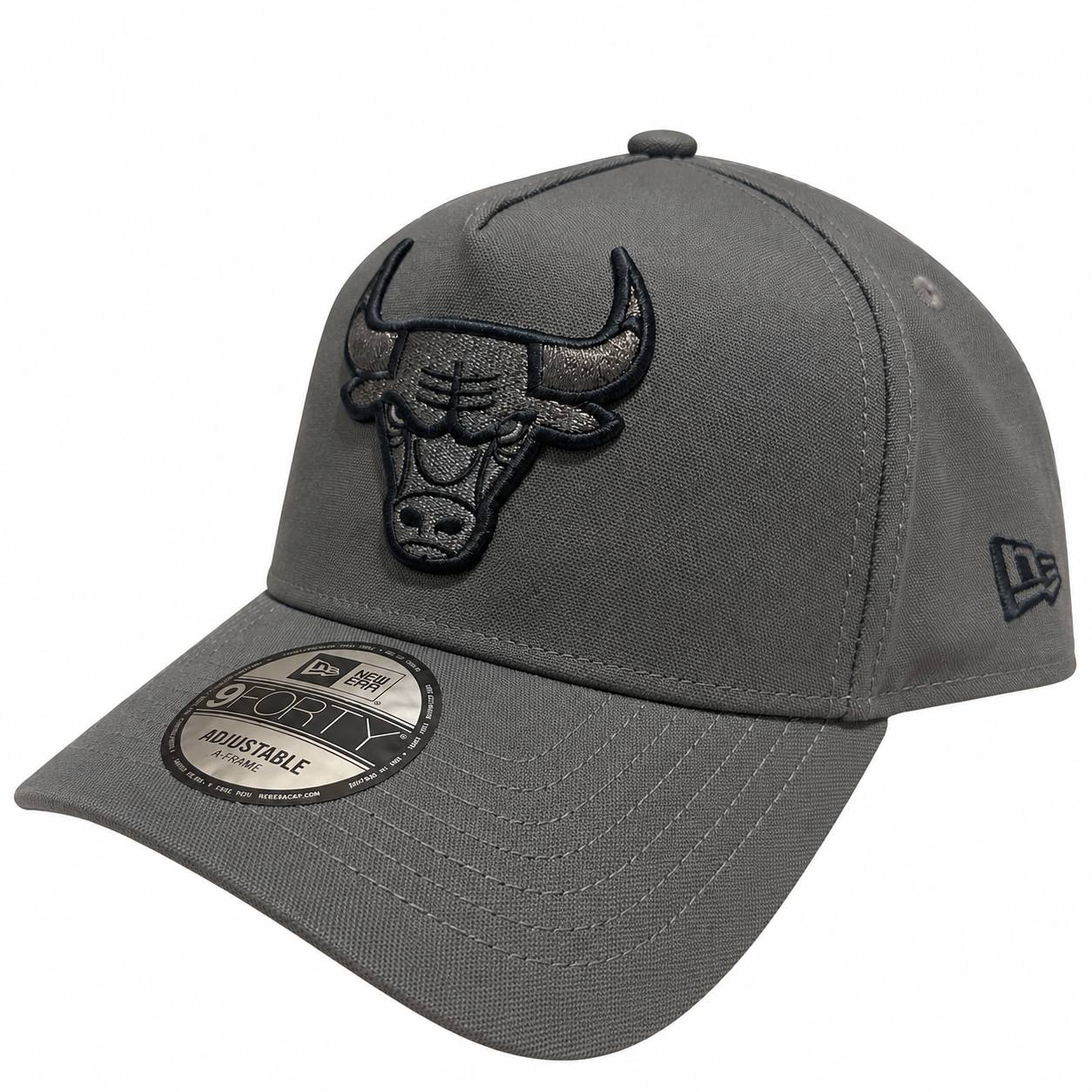 Chicago Bulls Hat - Moss Canvas Best of Archive 9Forty A-Frame NBA Snapback Cap - New Era