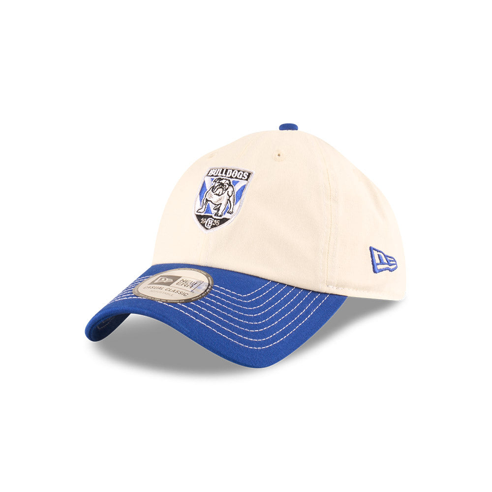 Canterbury-Bankstown Bulldogs Hat - 2025 NRL 2Tone Chrome Contrast Casual Classic Strapback Cap - New Era