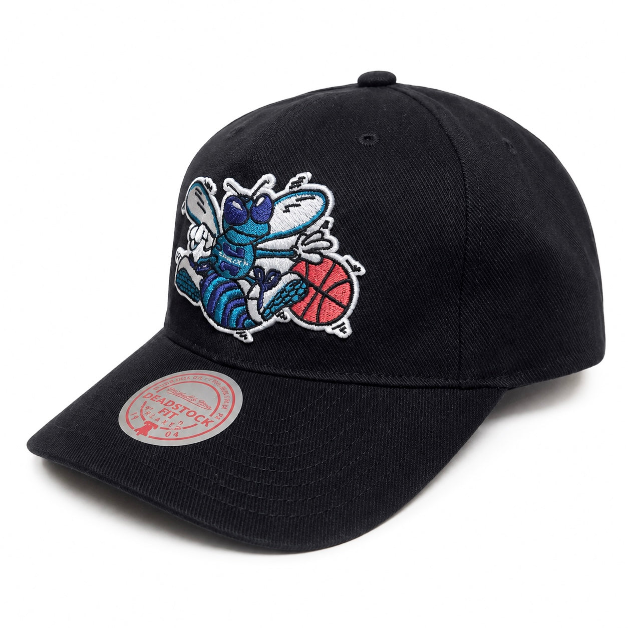 Charlotte Hornets Hat - Black NBA Core Classic Deadstock Snapback - Mitchell & Ness