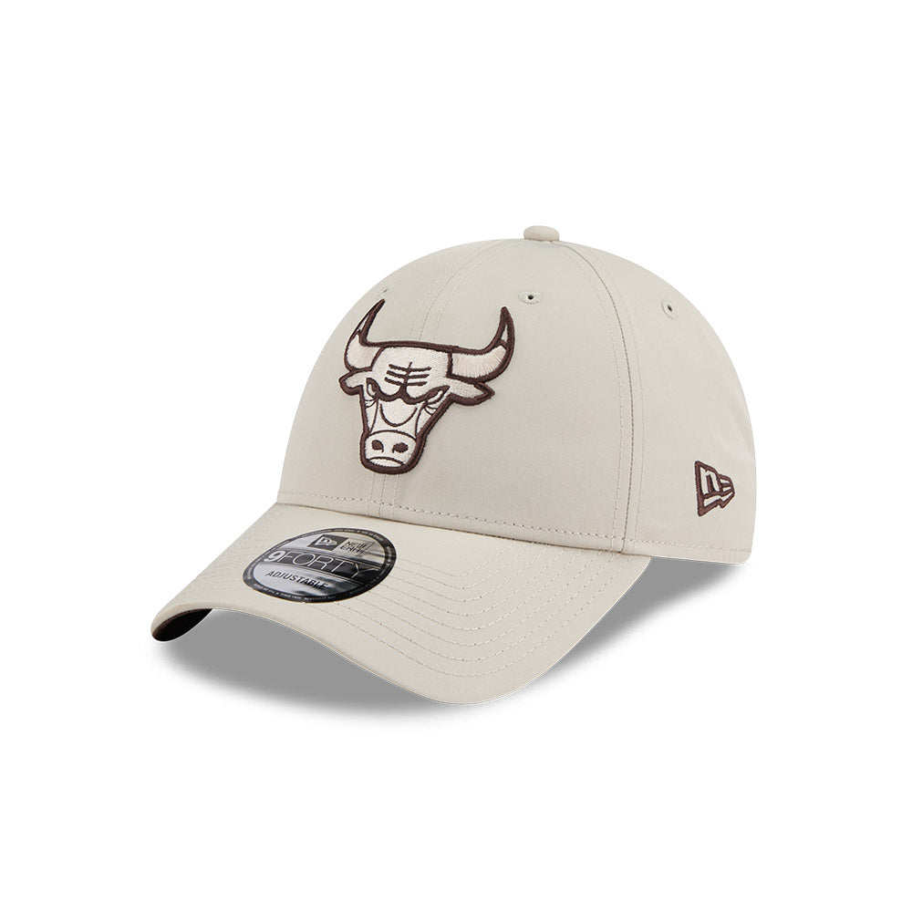Chicago Bulls Hat - Earthtone Prolight NBA 9Forty Snapback Cap - New Era