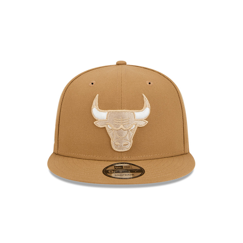 Chicago Bulls Hat - NBA 2024-2025 City Edition Alternate Wheat 9Fifty Snapback Cap - New Era
