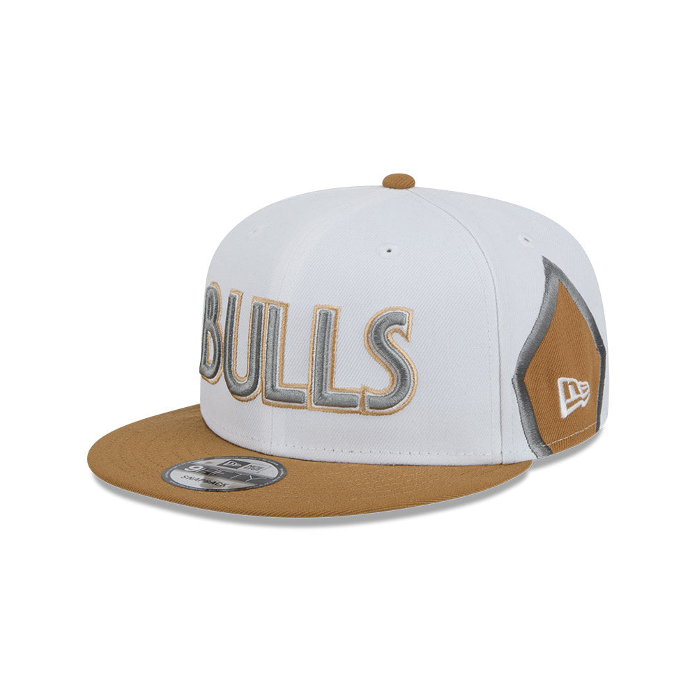 Chicago Bulls Hat - NBA 2024-2025 City Edition White 9Fifty Snapback Cap - New Era