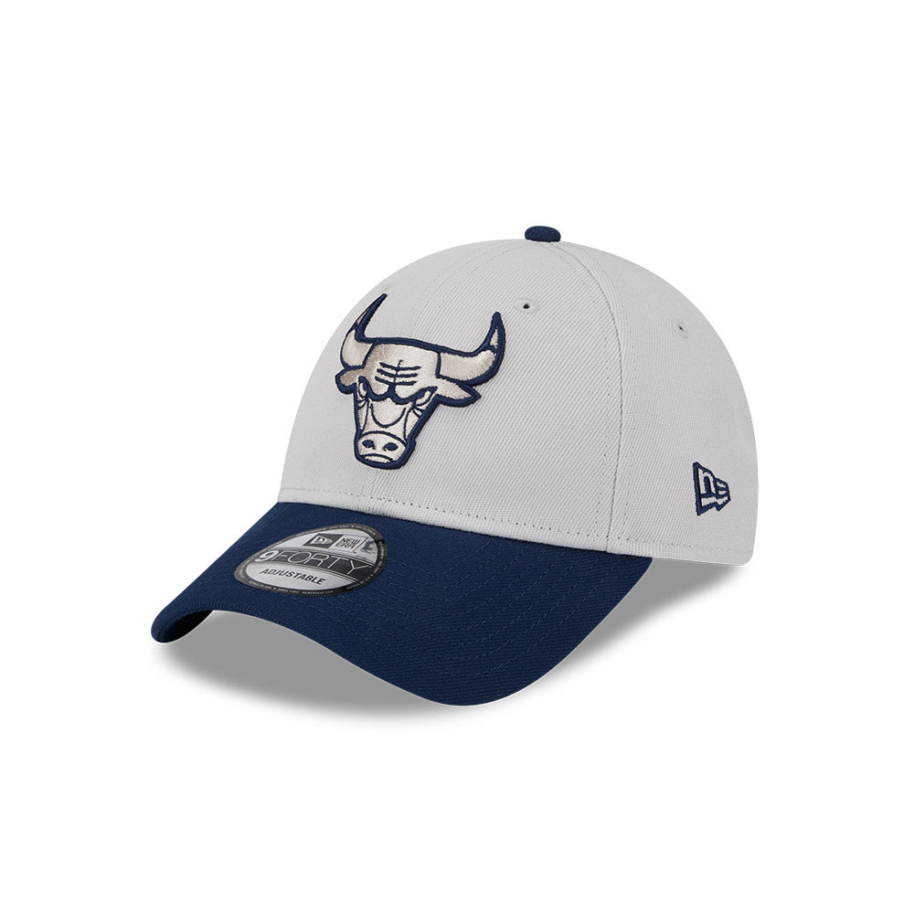 Chicago Bulls Hat - Oceanside Blue 2-Tone Repreve NBA 9Forty Strapback Cap - New Era
