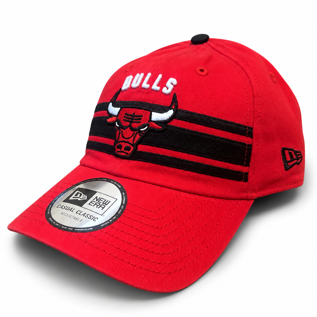 Chicago Bulls Hat -  Red NBA Tip Off Casual Classic Strapback - New Era