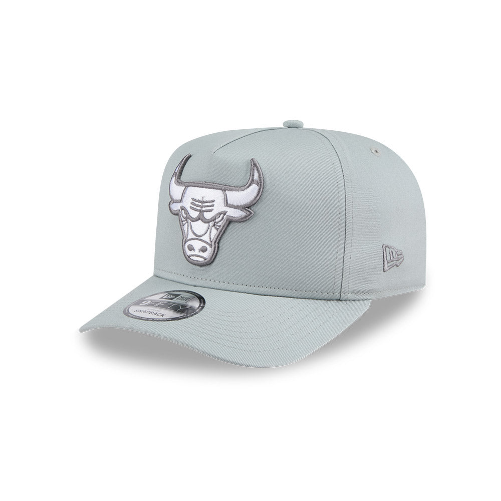 Chicago Bulls Hat - Silver Wing NBA 9Fifty A-Frame Snapback Cap - New Era