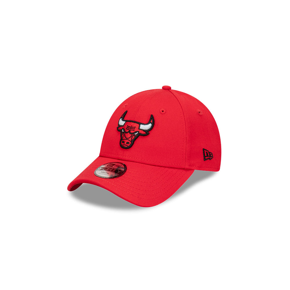 Chicago Bulls Youth Kids Hat - Official Team Colour Red 9Forty Kids NBA Snapback Cap - New Era