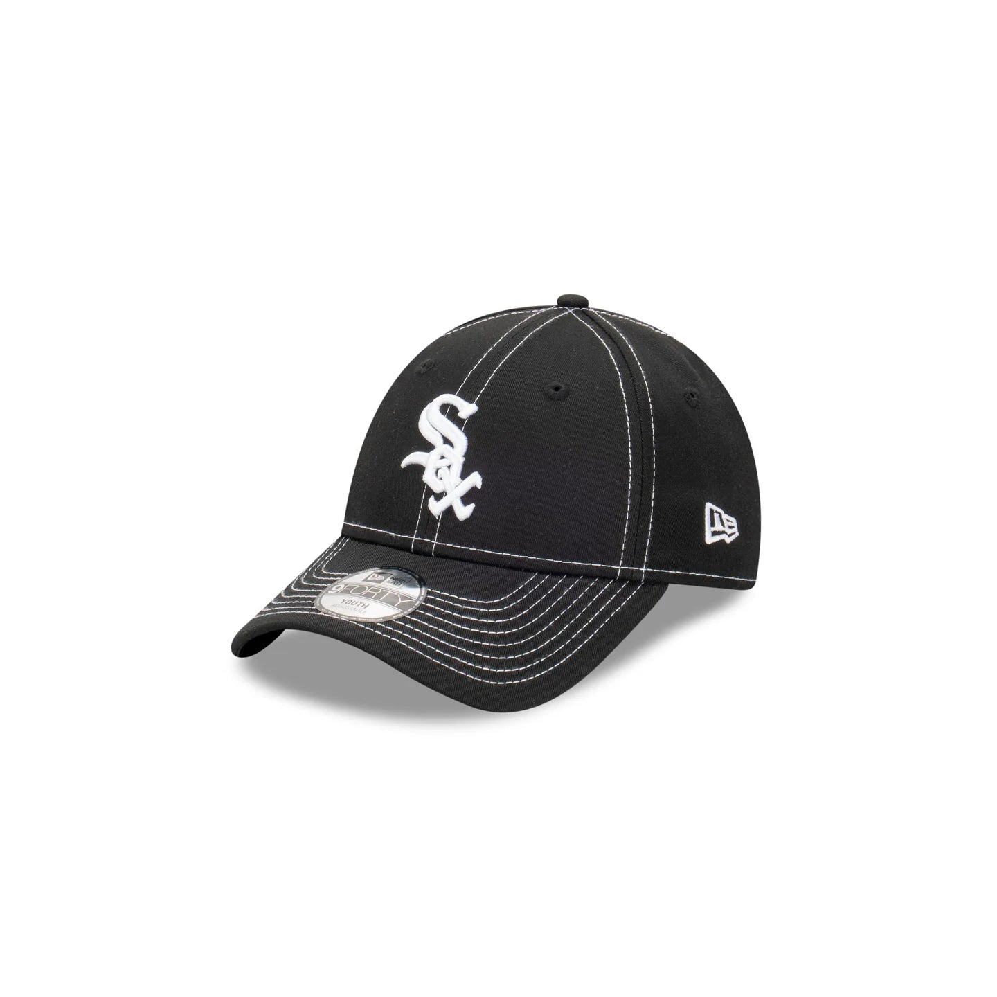 Kids white sox hat top