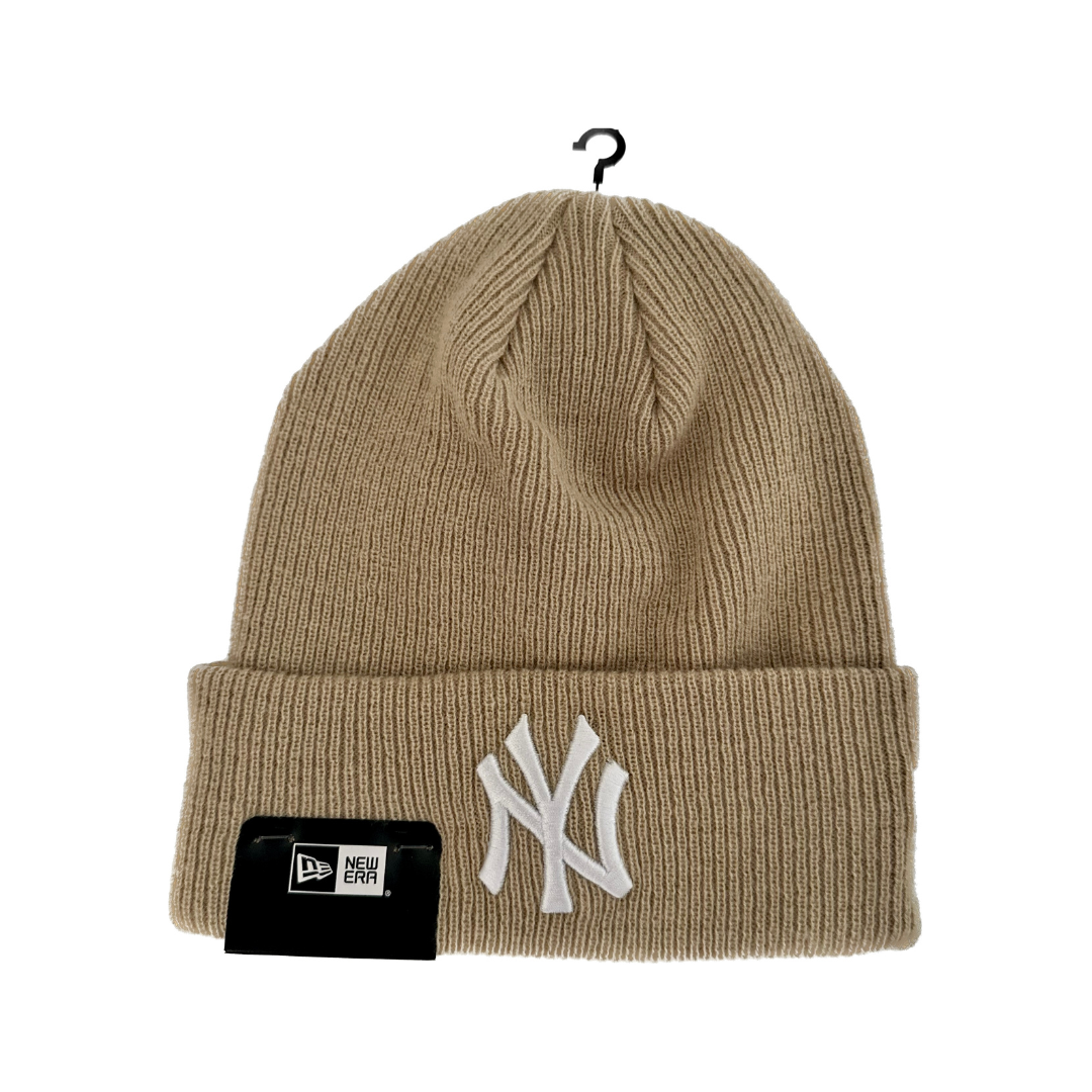 New York Yankees Beanie - Tan Knit MLB - New Era