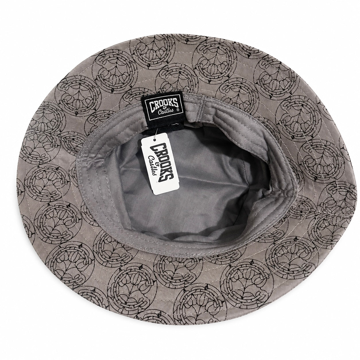 Crooks & Castles - Cathedral Speckle Grey Bucket Hat